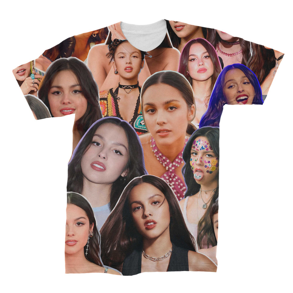 Olivia Rodrigo Photo Collage T-Shirt