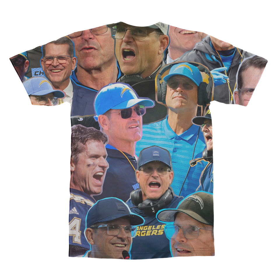 Jim Harbaugh Photo Collage T-Shirt