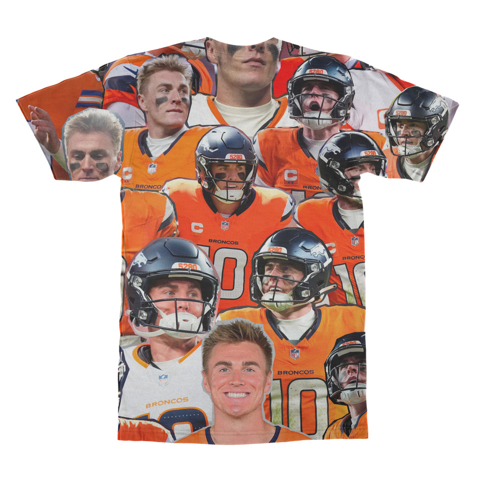 Bo Nix Photo Collage T-Shirt