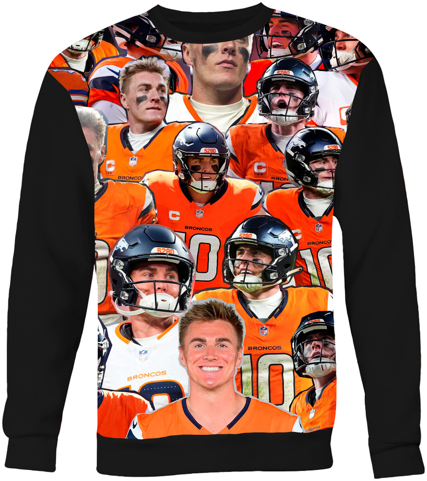 Bo Nix Collage Sweater Sweatshirt