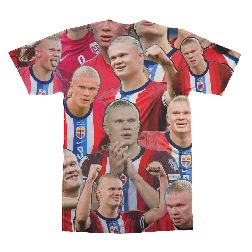 Erling Haaland Photo Collage T-Shirt