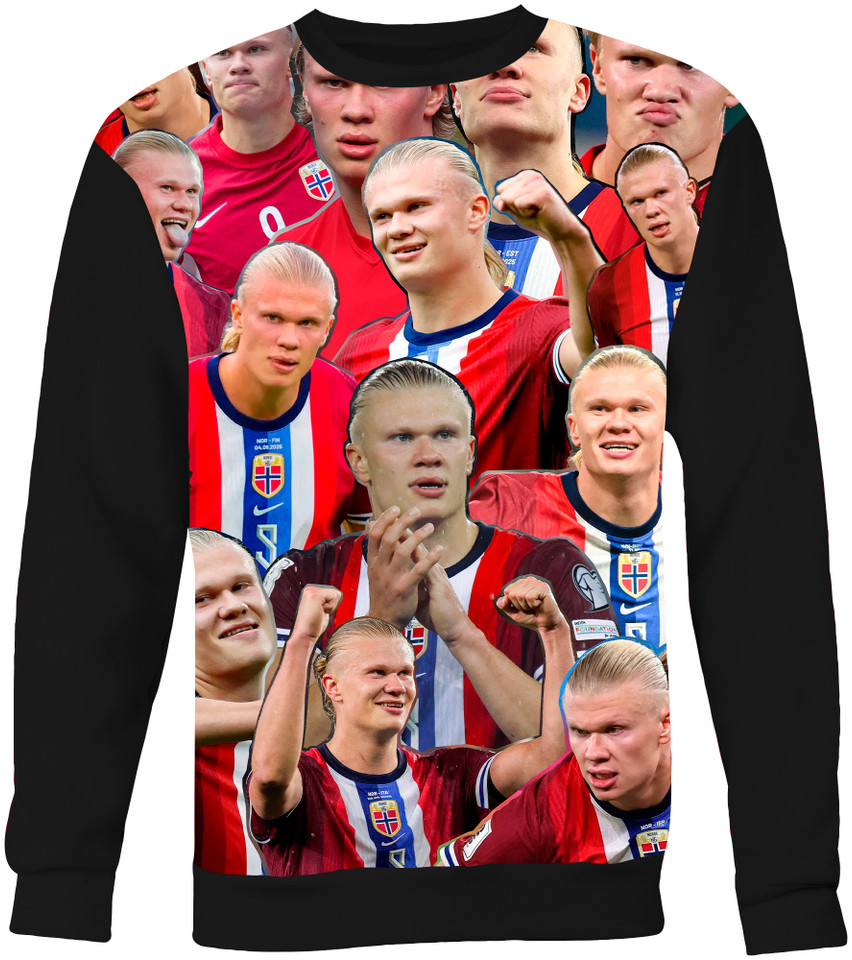 Erling Haaland Collage Sweater Sweatshirt