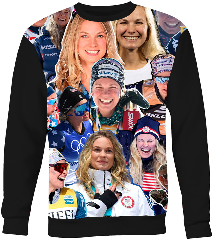 Jessie Diggins Collage Sweater Sweatshirt