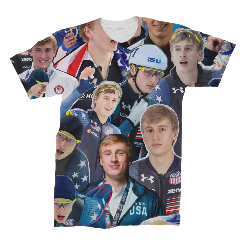 Jordan Stolz Photo Collage T-Shirt