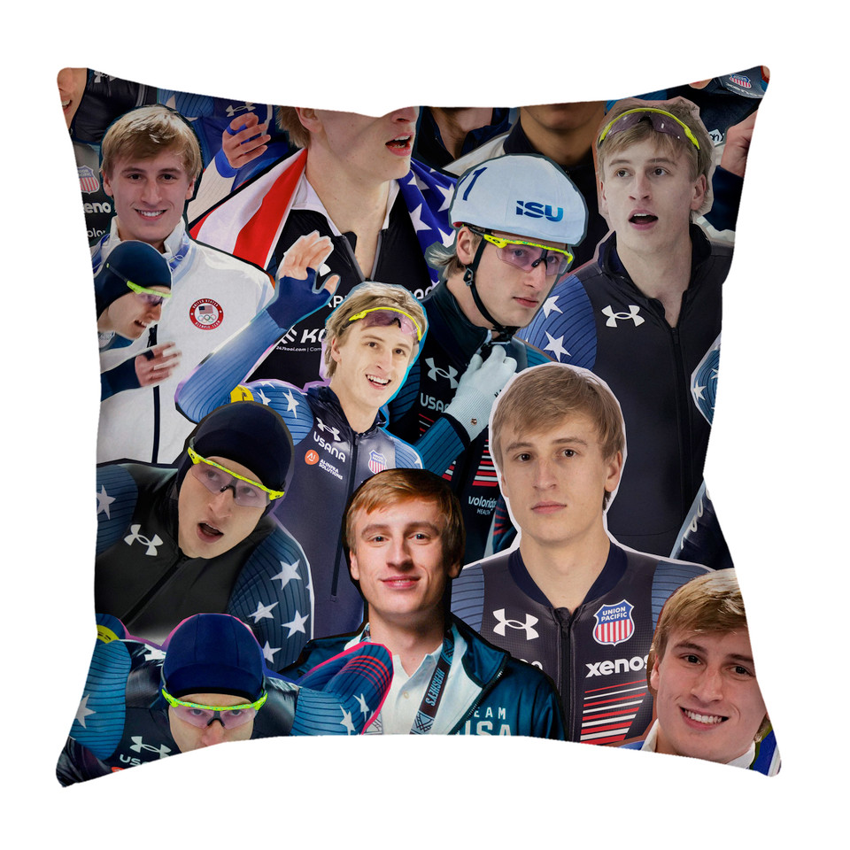 Jordan Stolz Photo Collage Pillowcase
