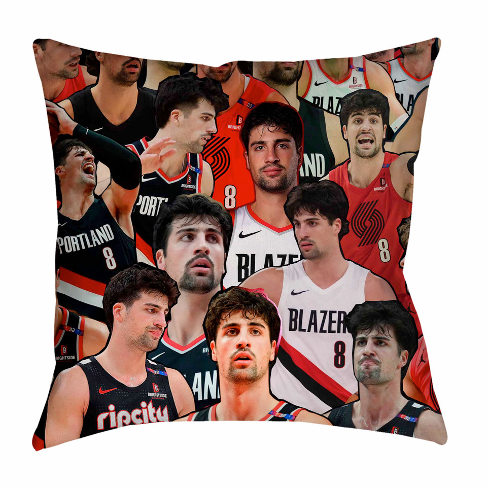 Deni Avdija Photo Collage Pillowcase