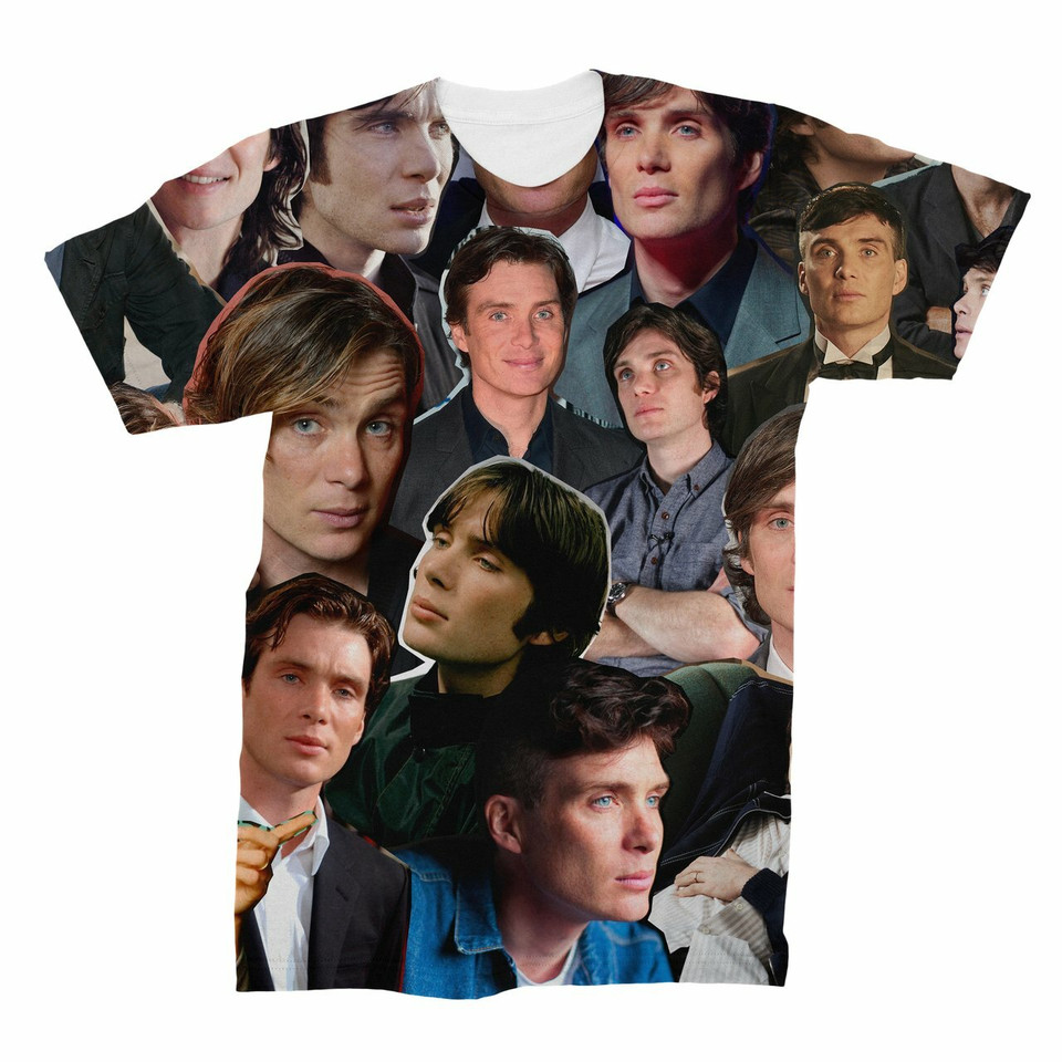 Cillian Murphy Photo Collage T-Shirt