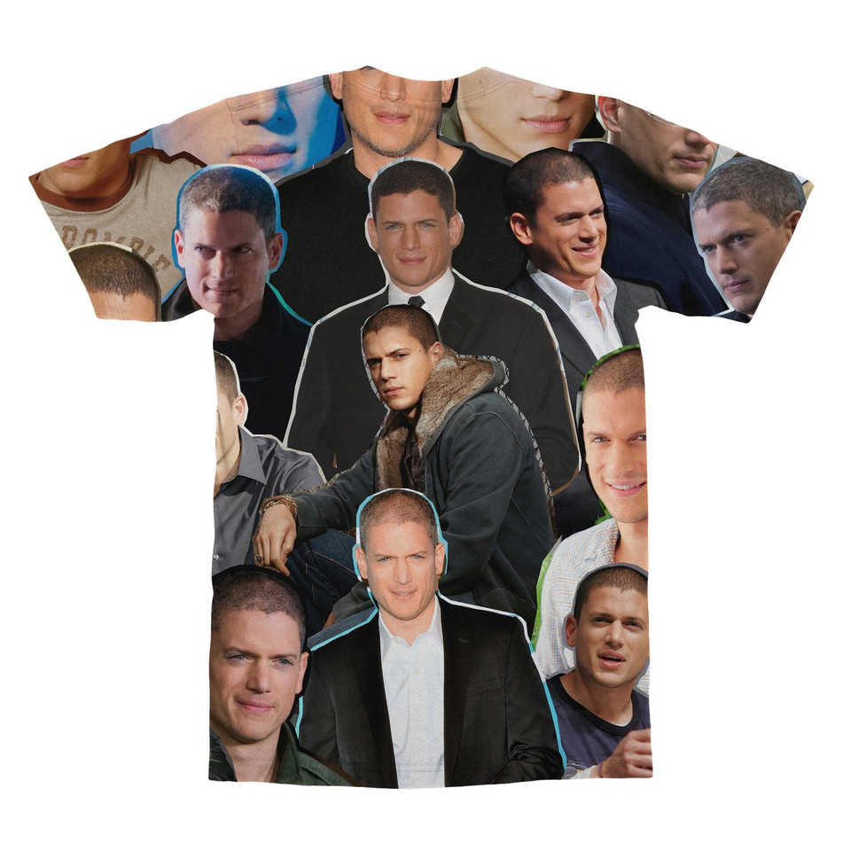 Wentworth Miller Photo Collage T-Shirt