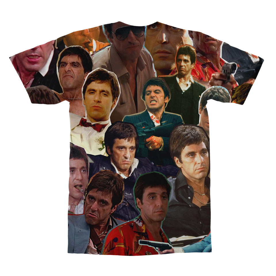 Tony Montana tshirt back