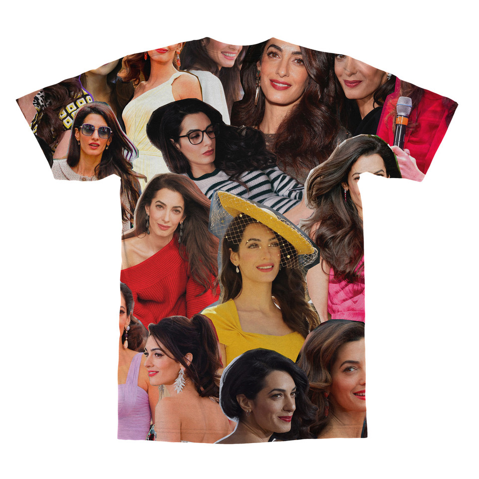 Amal Clooney tshirt back