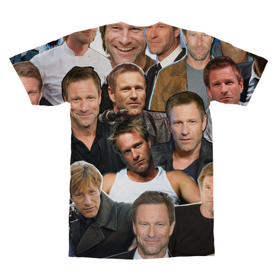 Aaron Eckhart tshirt back