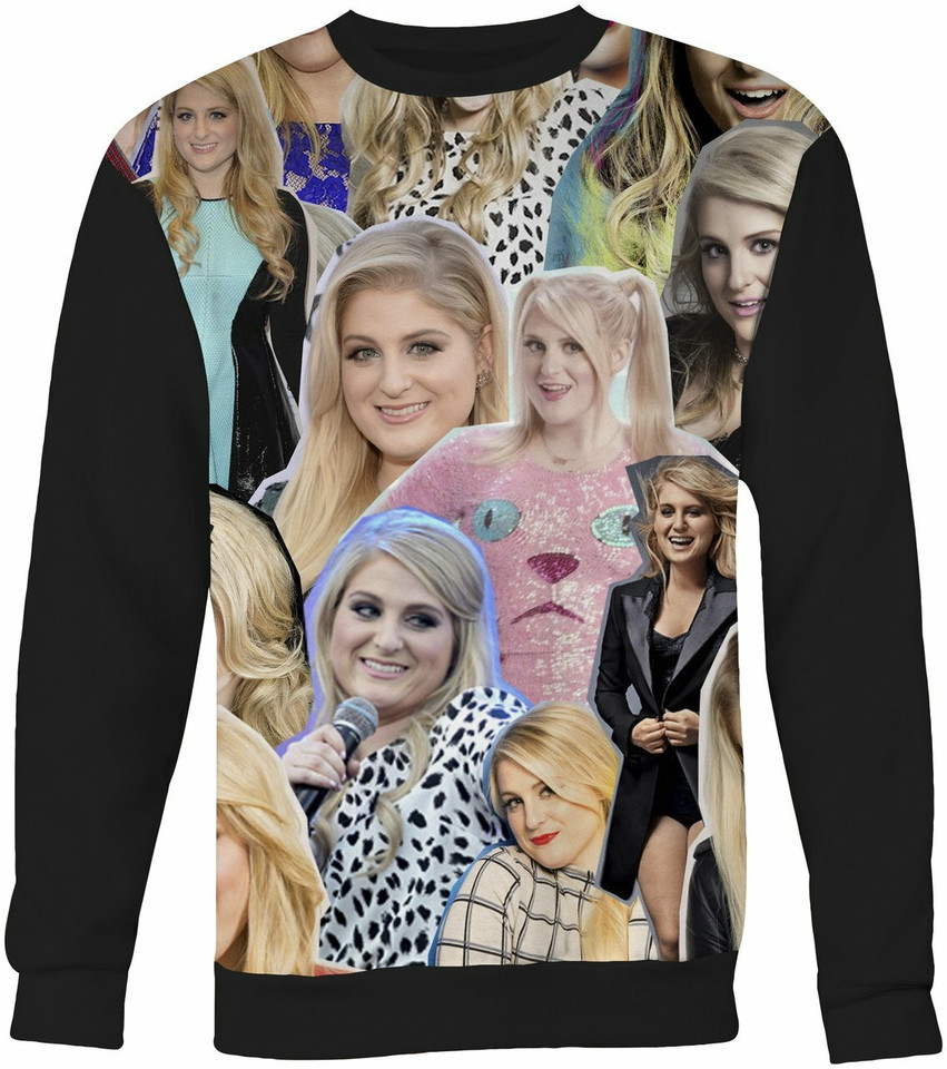 Meghan Trainor Collage Sweater Sweatshirt Meghan Trainor Collage Sweater Sweatshirt