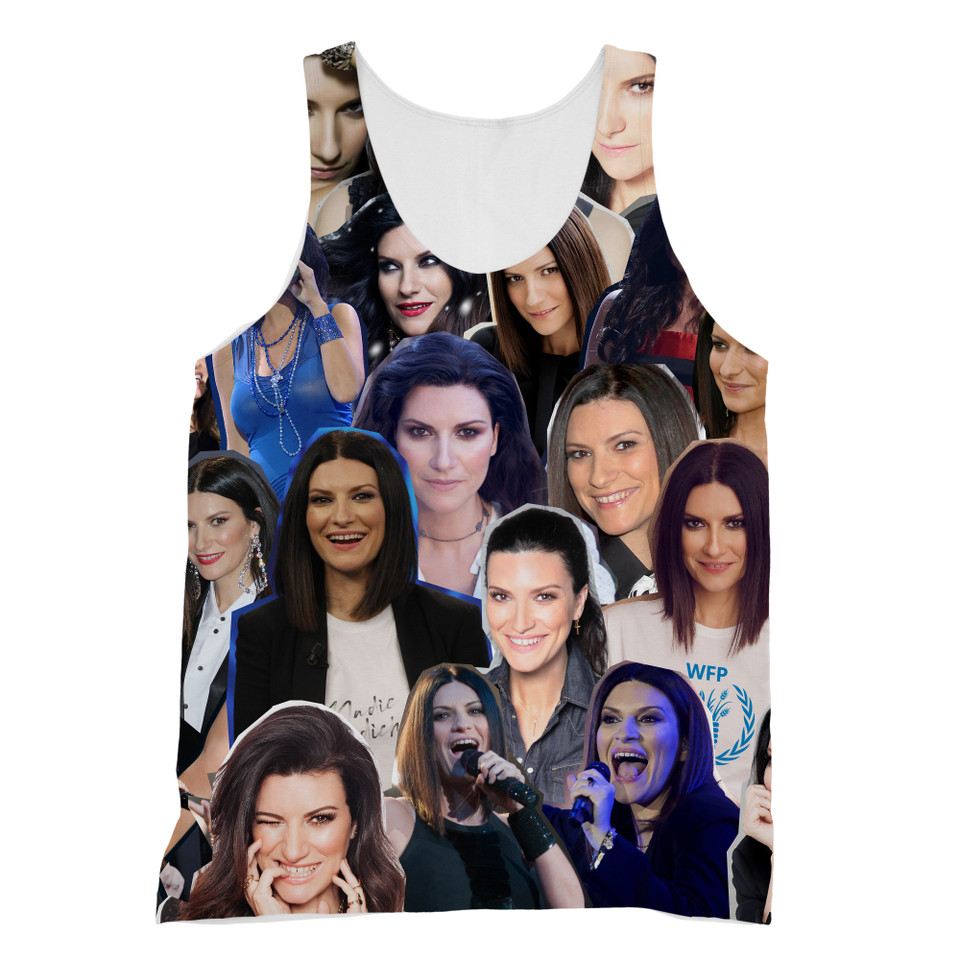 Laura Pausini tank top
