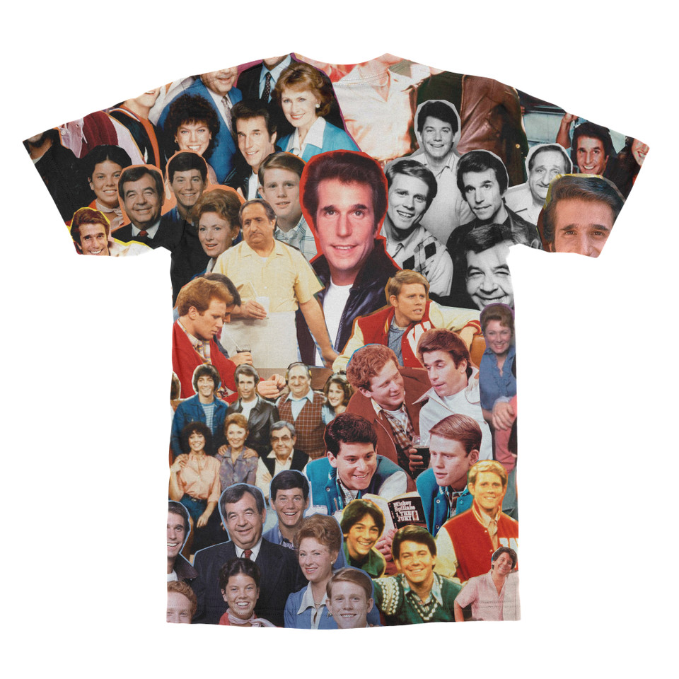 Happy Days Photo Collage T-Shirt back