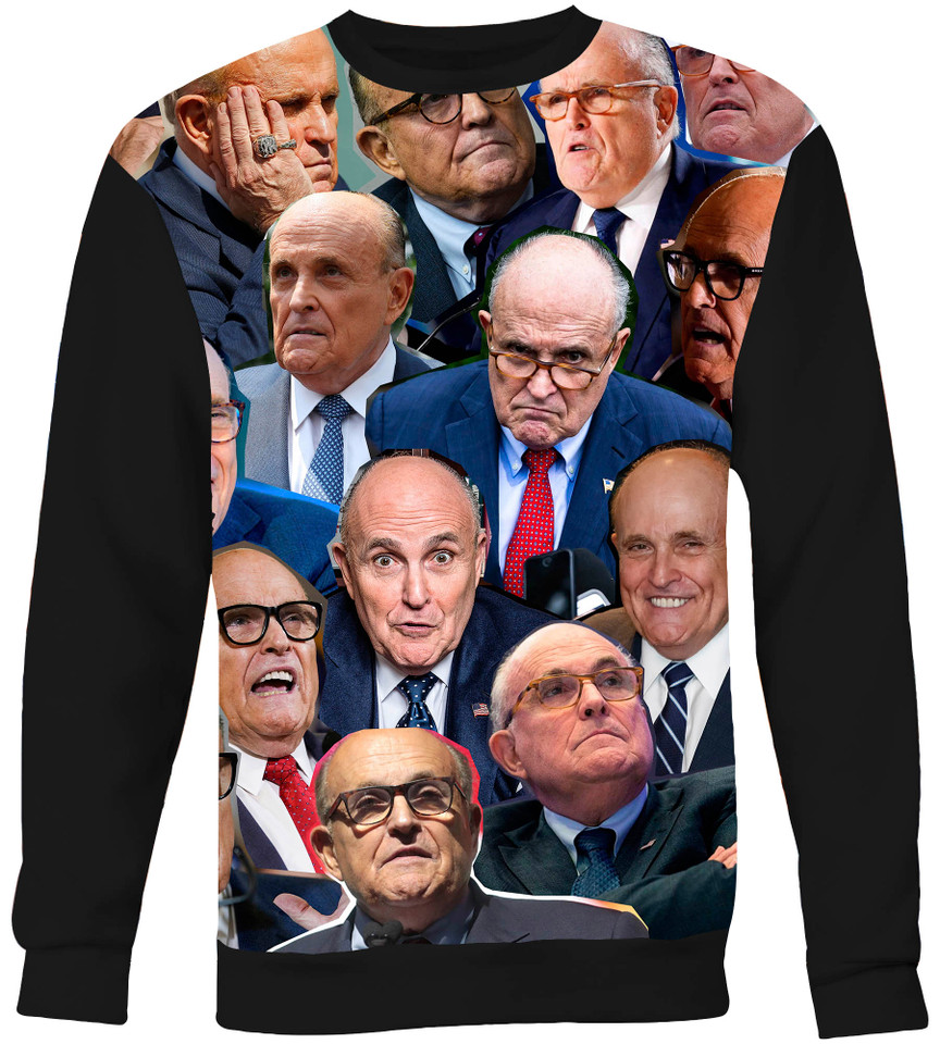 Rudy Giuliani Collage Sweater Sweatshirt
