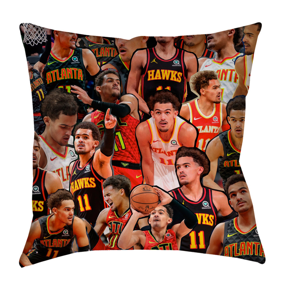 Trae Young Photo Collage Pillowcase