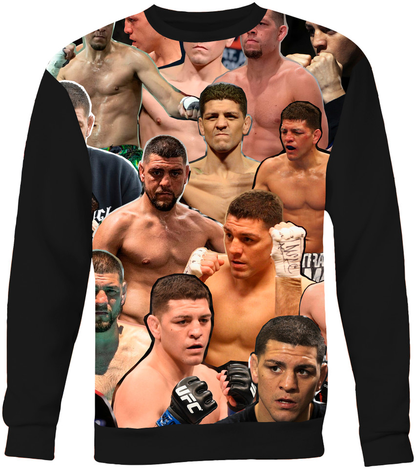 Nick Diaz Photo Collage Sweater Sweatshirt