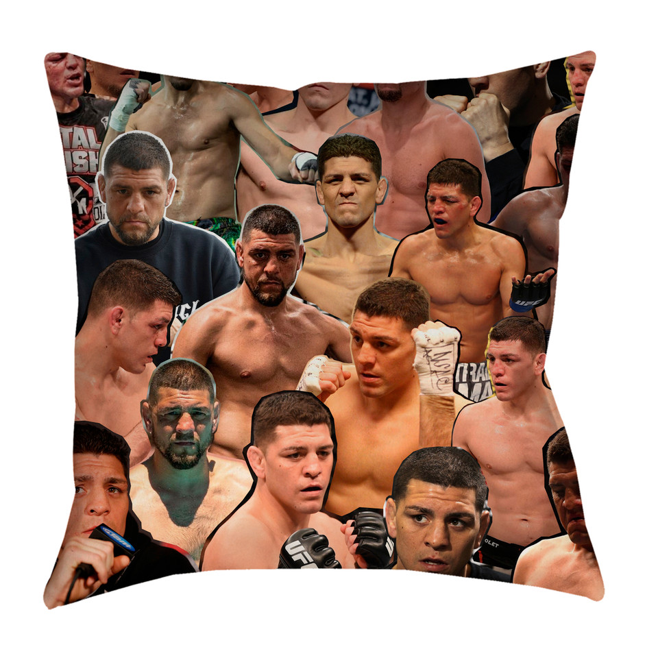 Nick Diaz Photo Collage Pillowcase