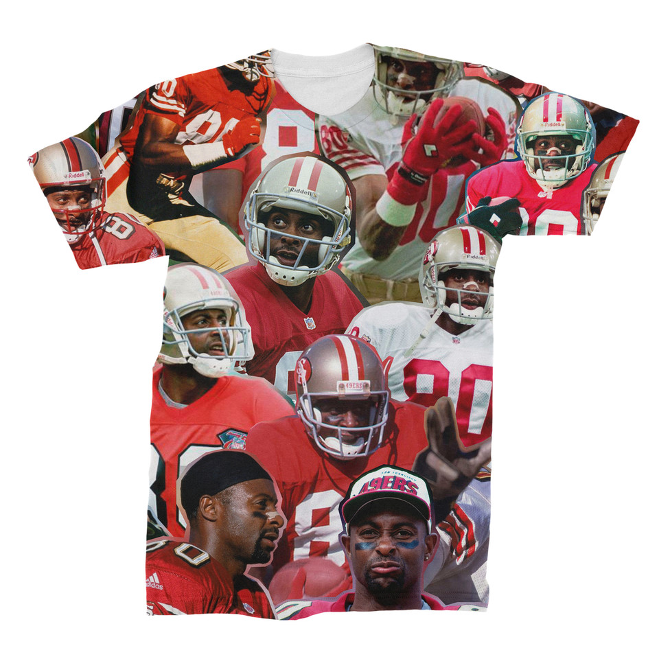 Jerry Rice Photo Collage T-Shirt