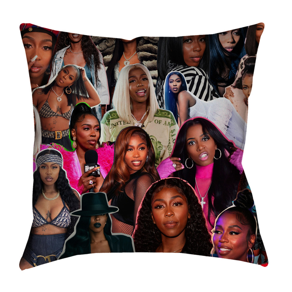 Kash Doll Photo Collage Pillowcase