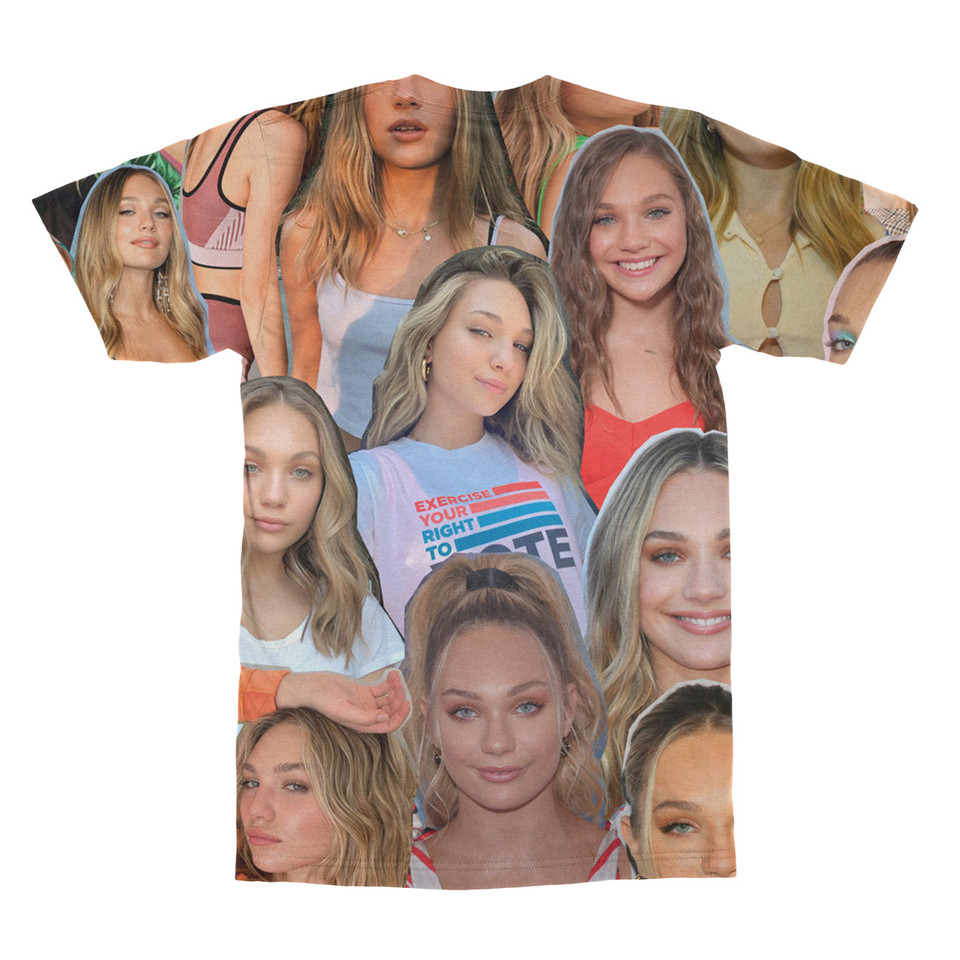 Maddie Ziegler Photo Collage T-Shirt back
