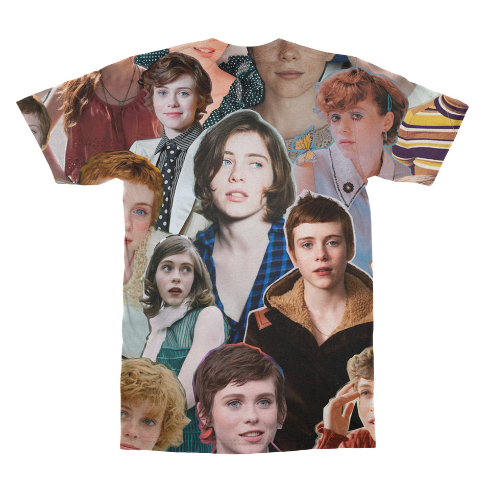 Sophia Lillis Photo Collage T-Shirt back Sophia Lillis Photo Collage T-Shirt back