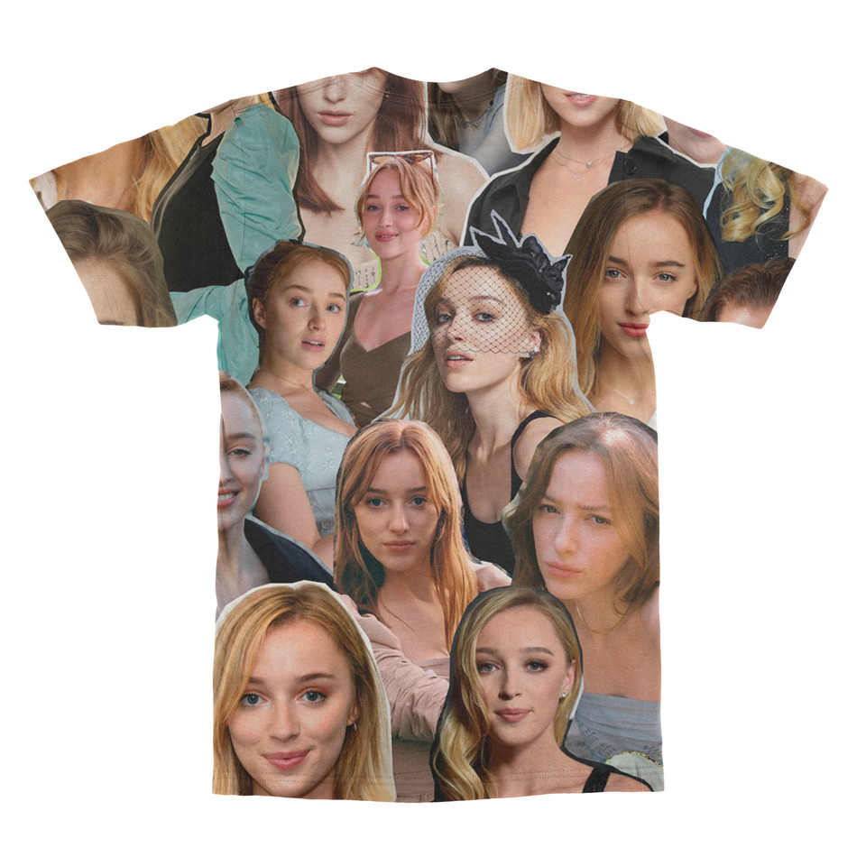 Phoebe Dynevor Photo Collage T-Shirt Back