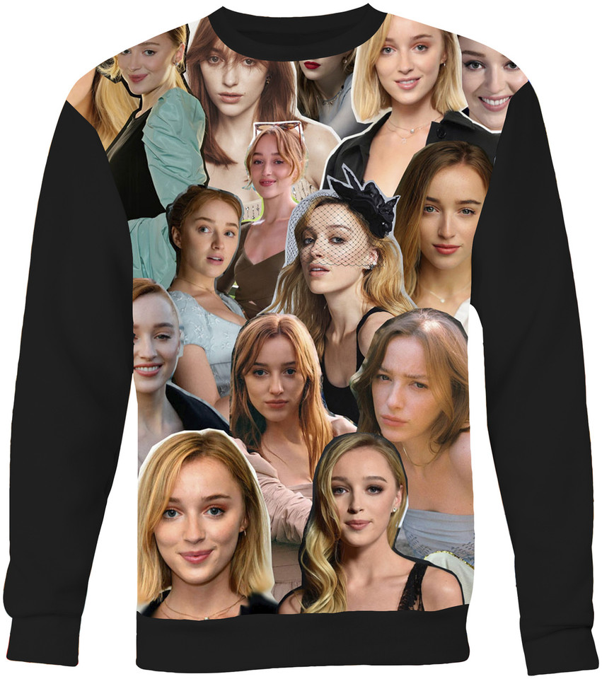 Phoebe Dynevor Photo Collage Sweater Sweatshirt