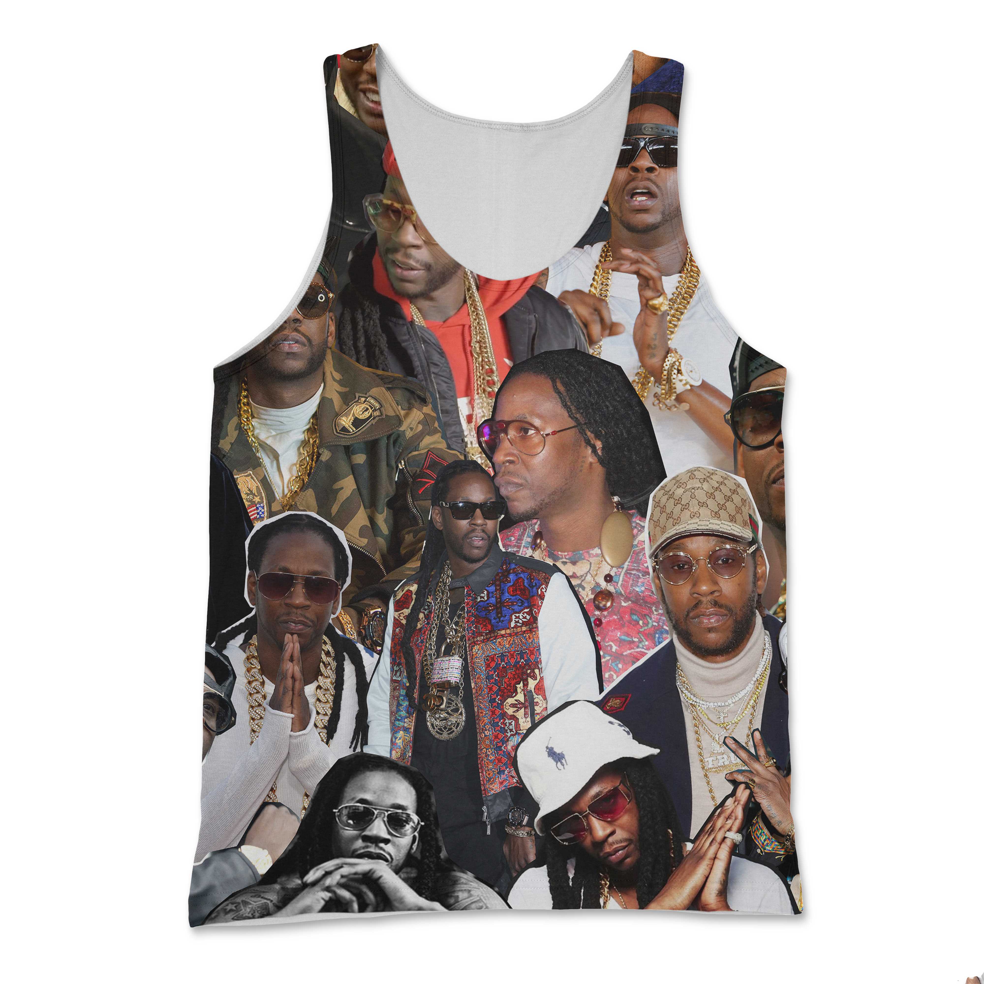 2 Chainz Photo Collage Tank Top - Subliworks