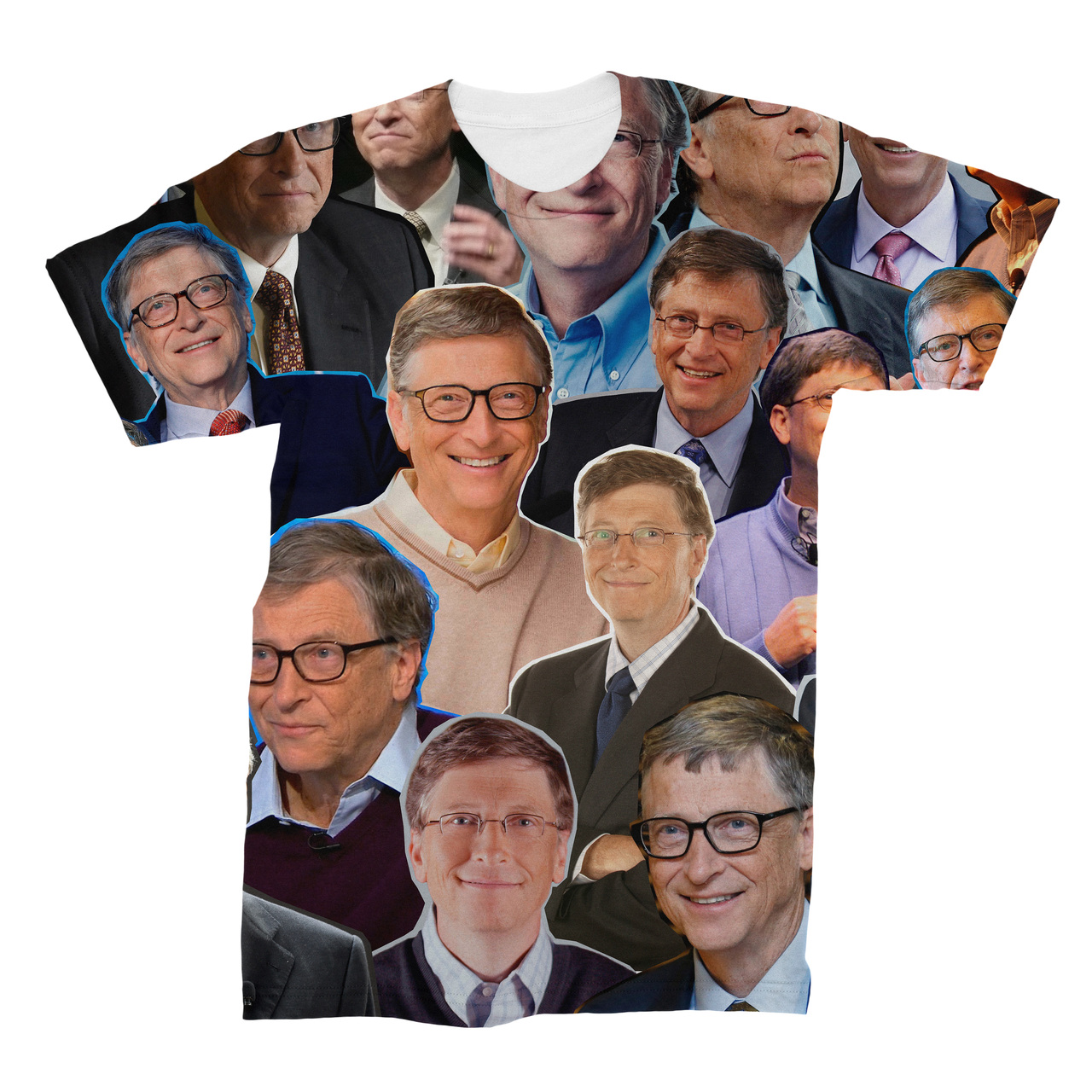 Bill Gates Collage T-Shirt Subliworks