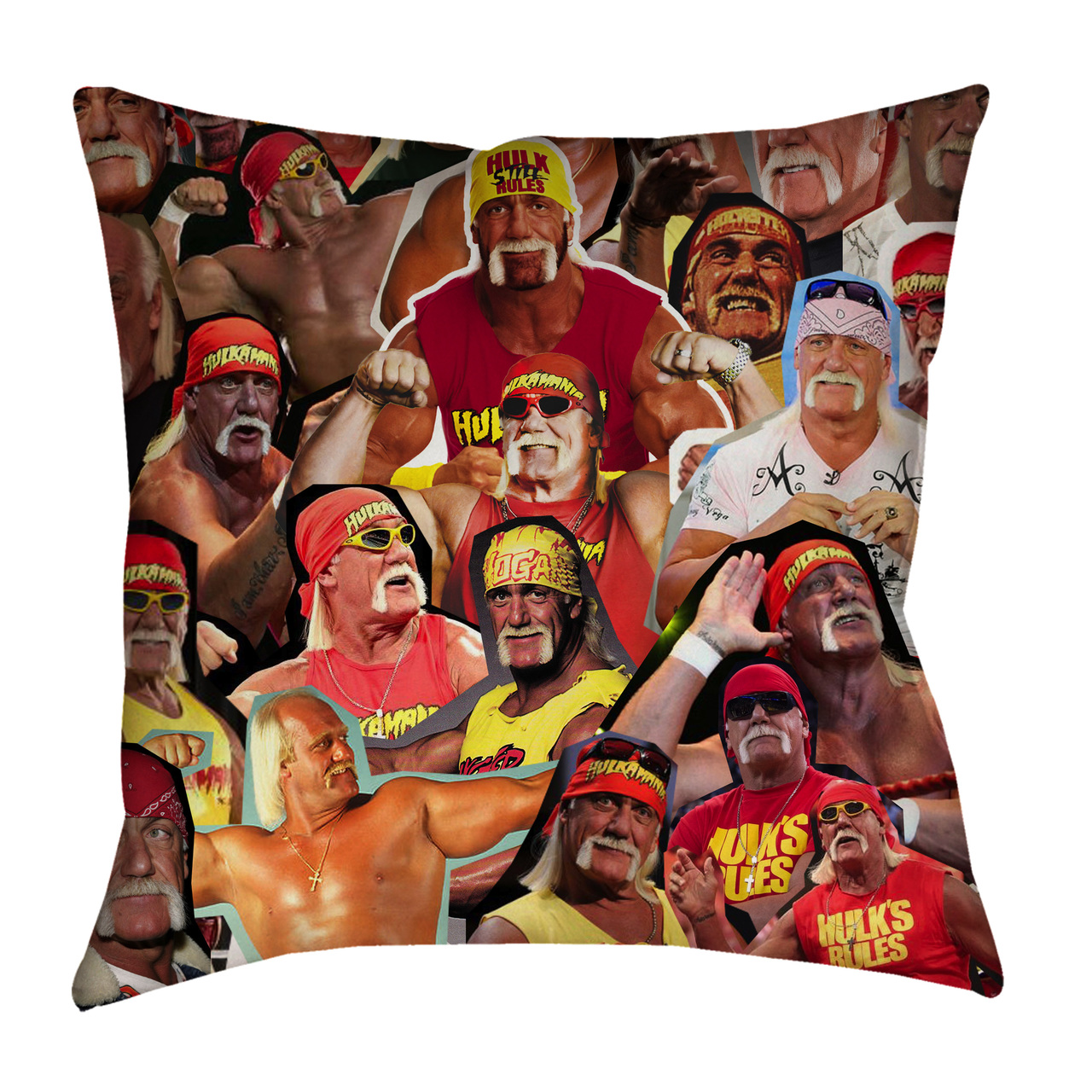 Hulk Hogan Photo Collage Pillowcase