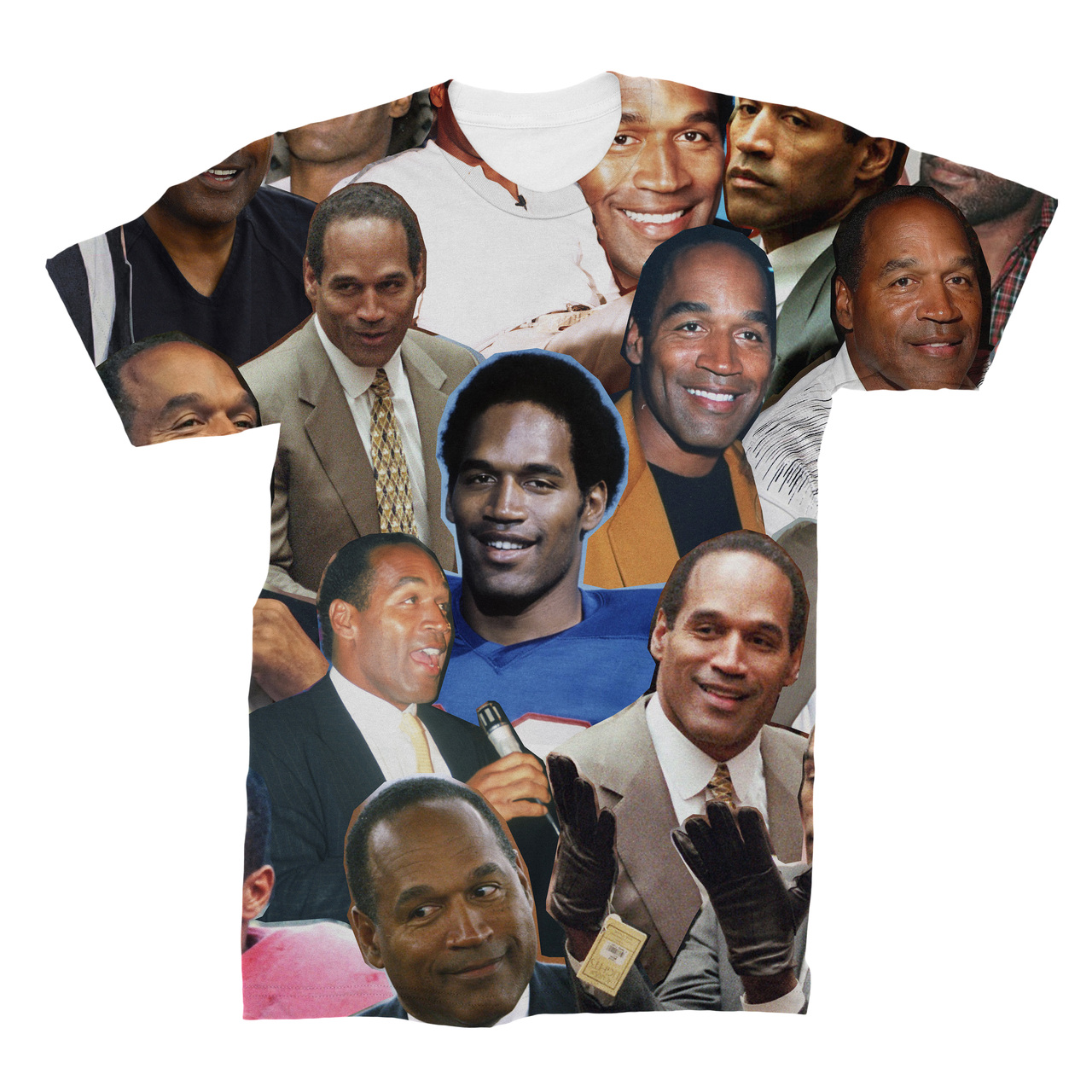 O.J. Simpson Photo Collage T-Shirt 