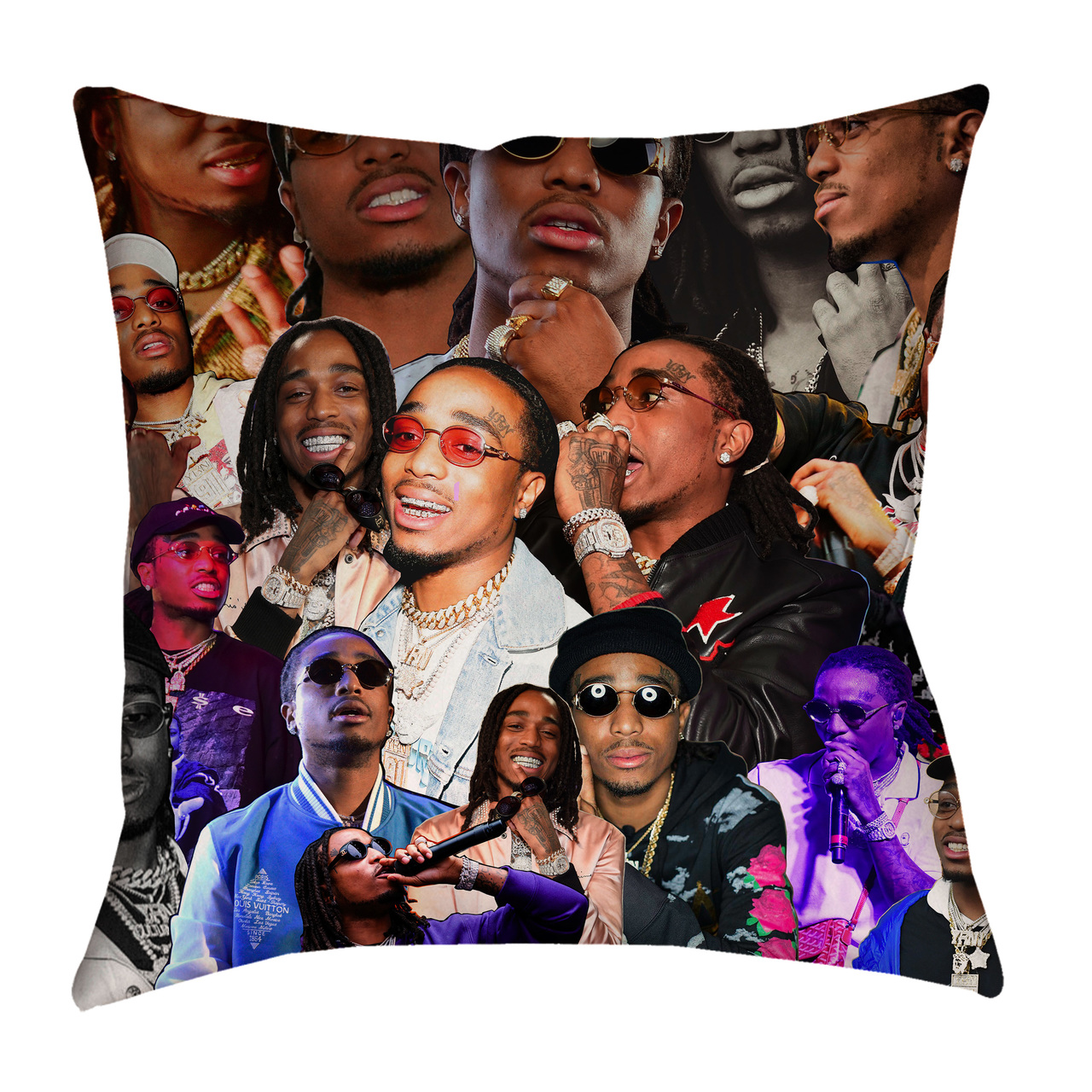 Quavo Photo Collage Pillowcase