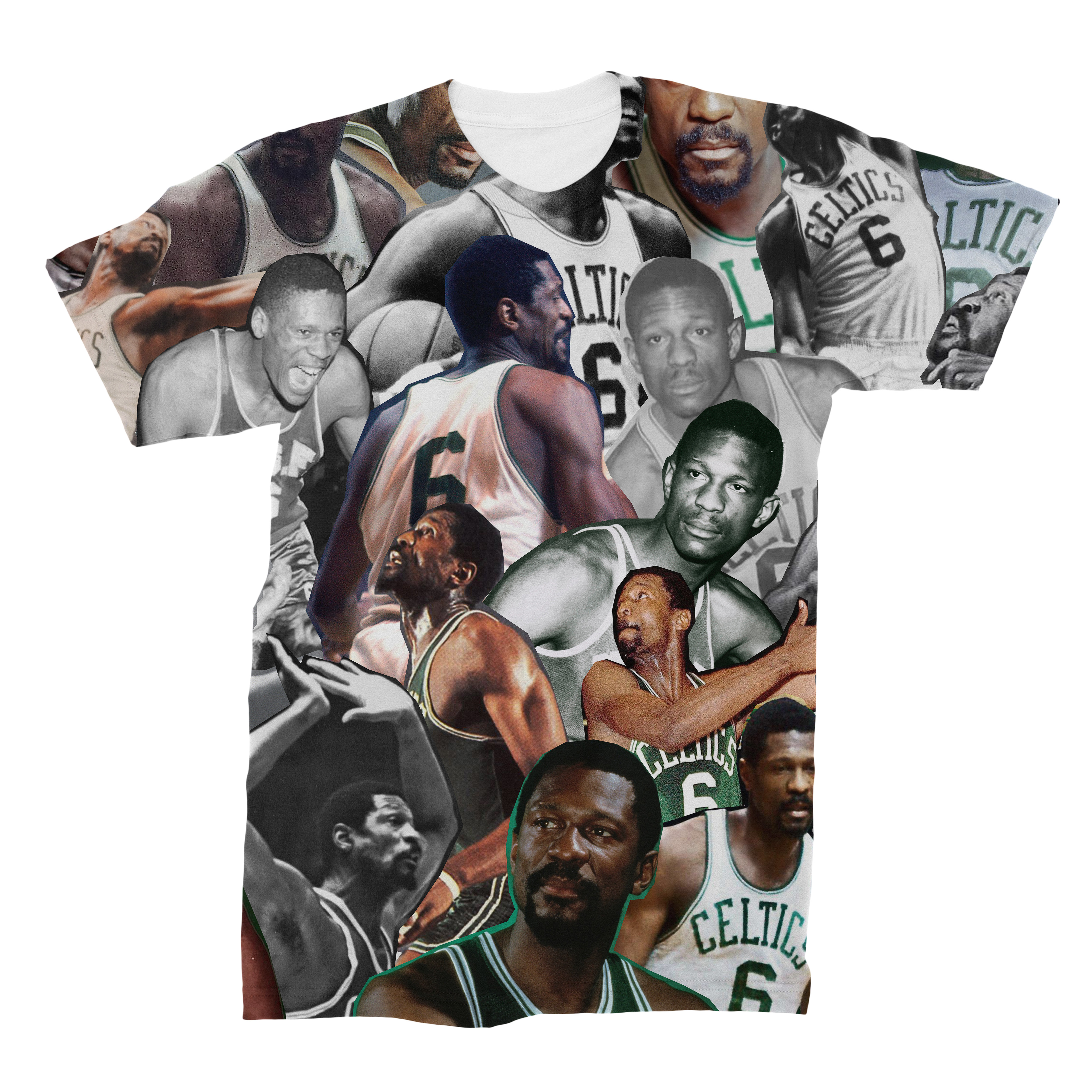 bill russell jersey t shirt