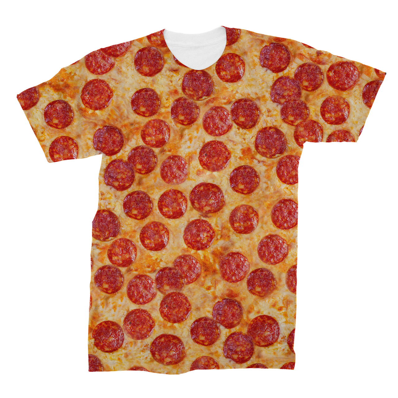 pizza print t shirt