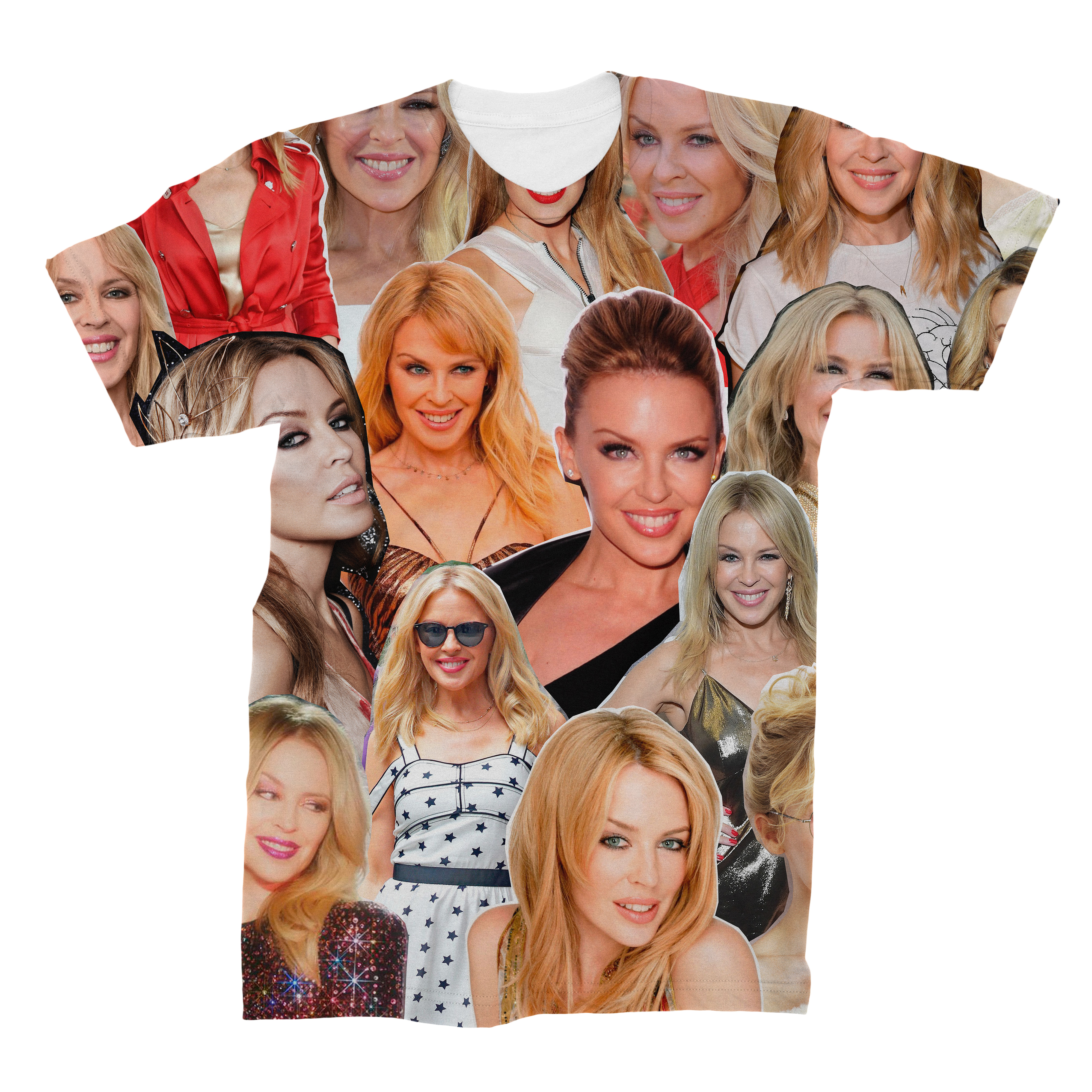 Careful reading Instantly Induce Kylie Minogue Photo Collage T-Shirt - Subliworks