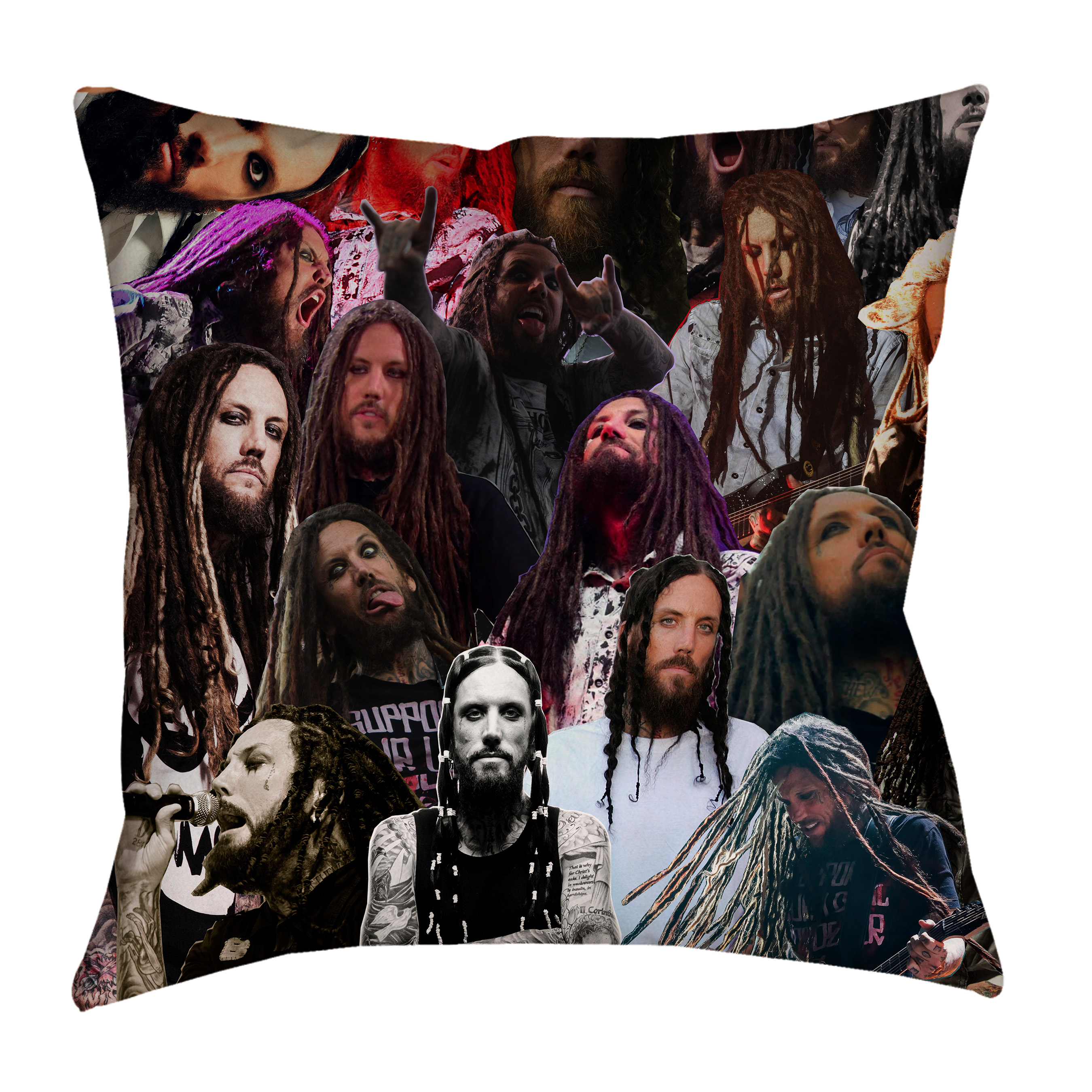 King Von Photo Collage Pillowcase