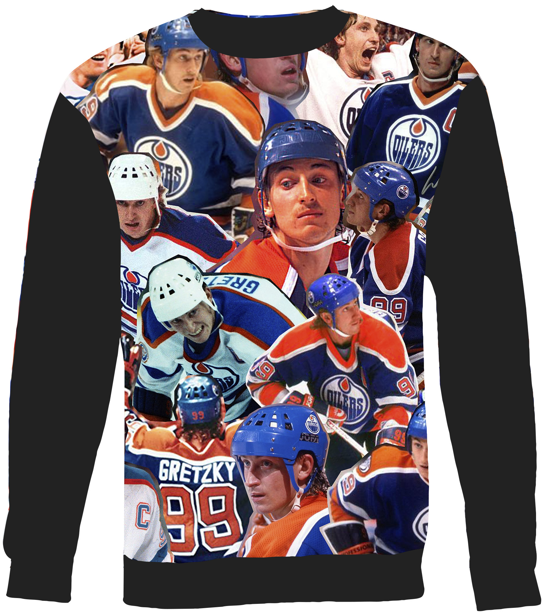 Wayne Gretzky Photo Collage T Shirt Subliworks