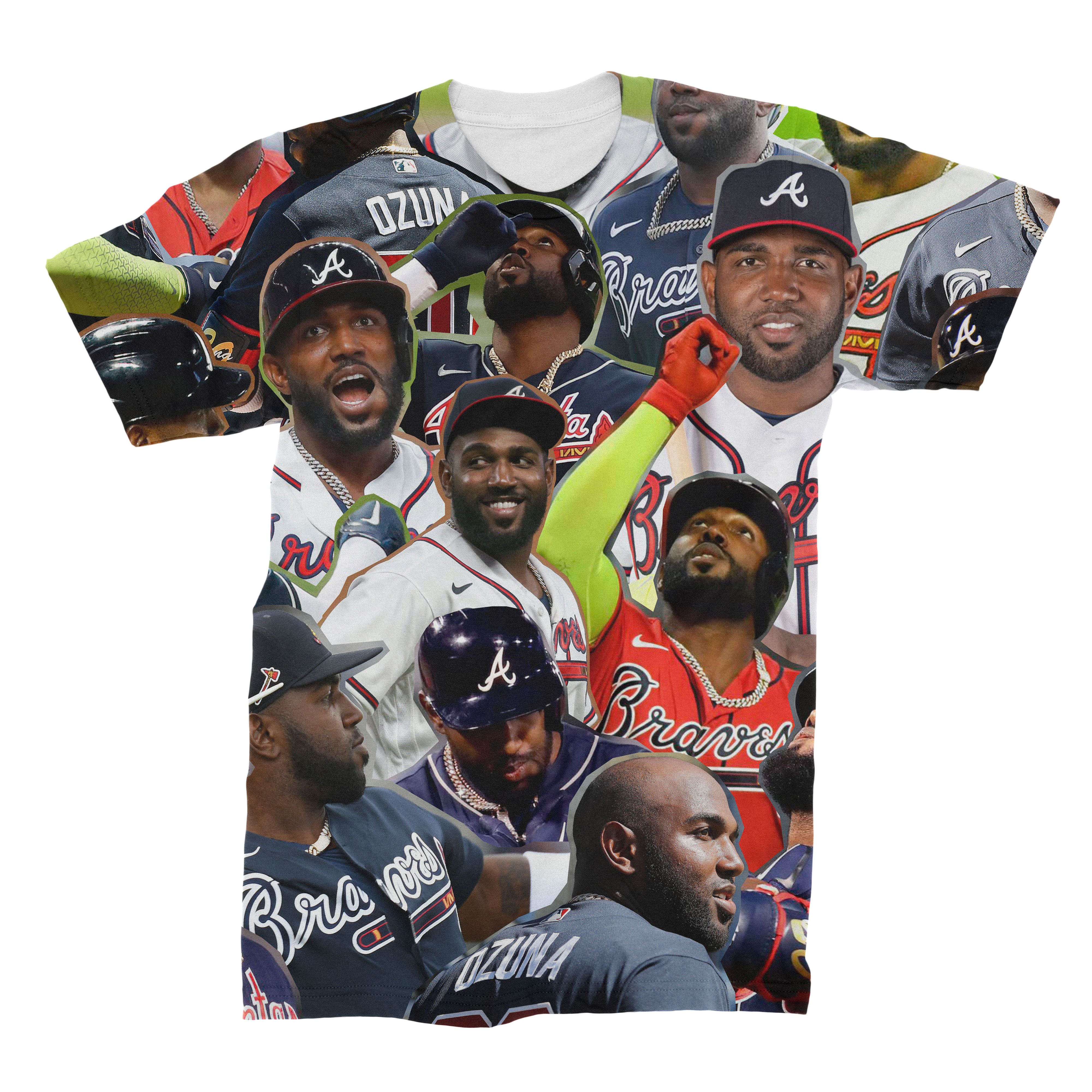 Marcell Ozuna Atlanta Braves Men's Navy Backer T-Shirt 