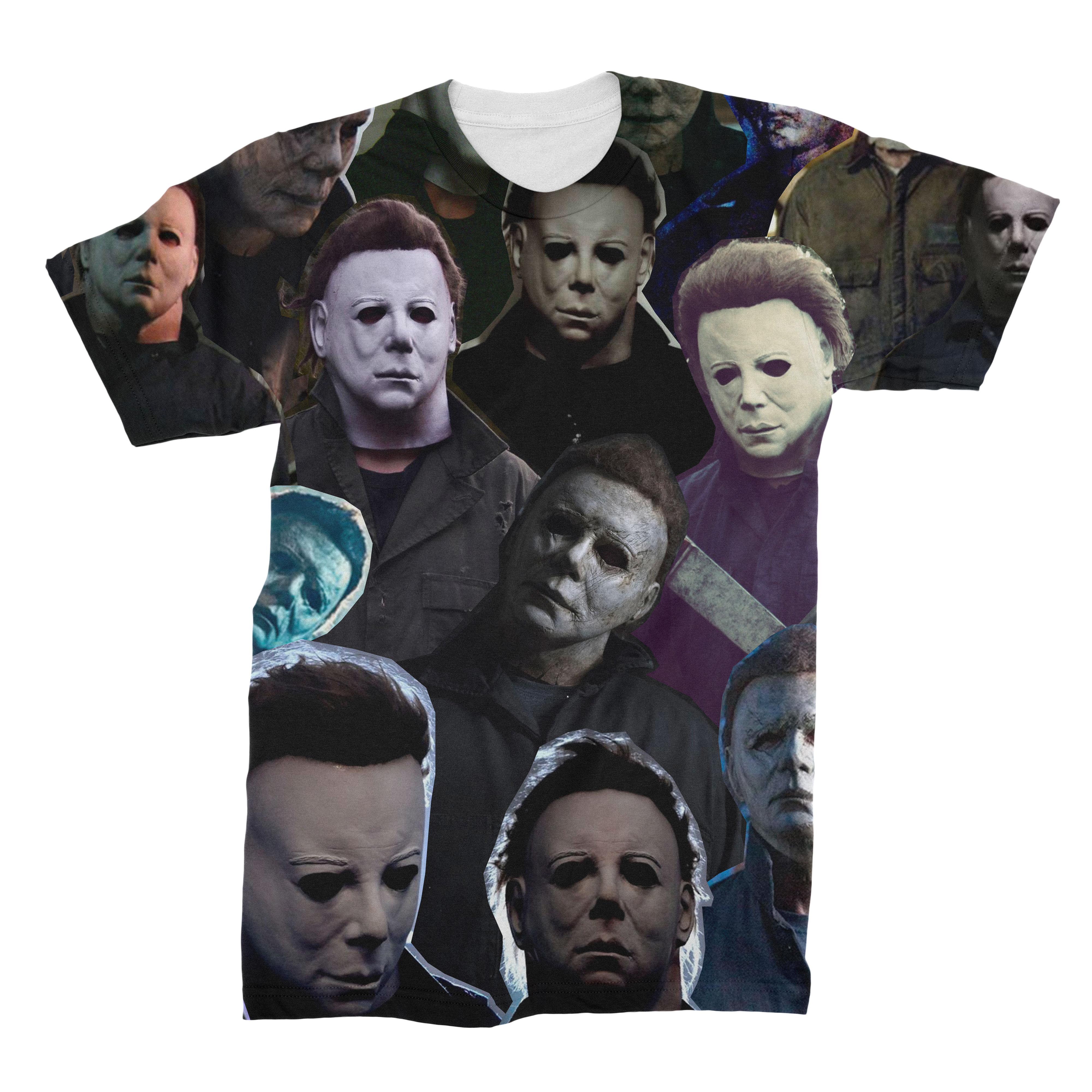 Michael Myers Photo Collage T-Shirt 