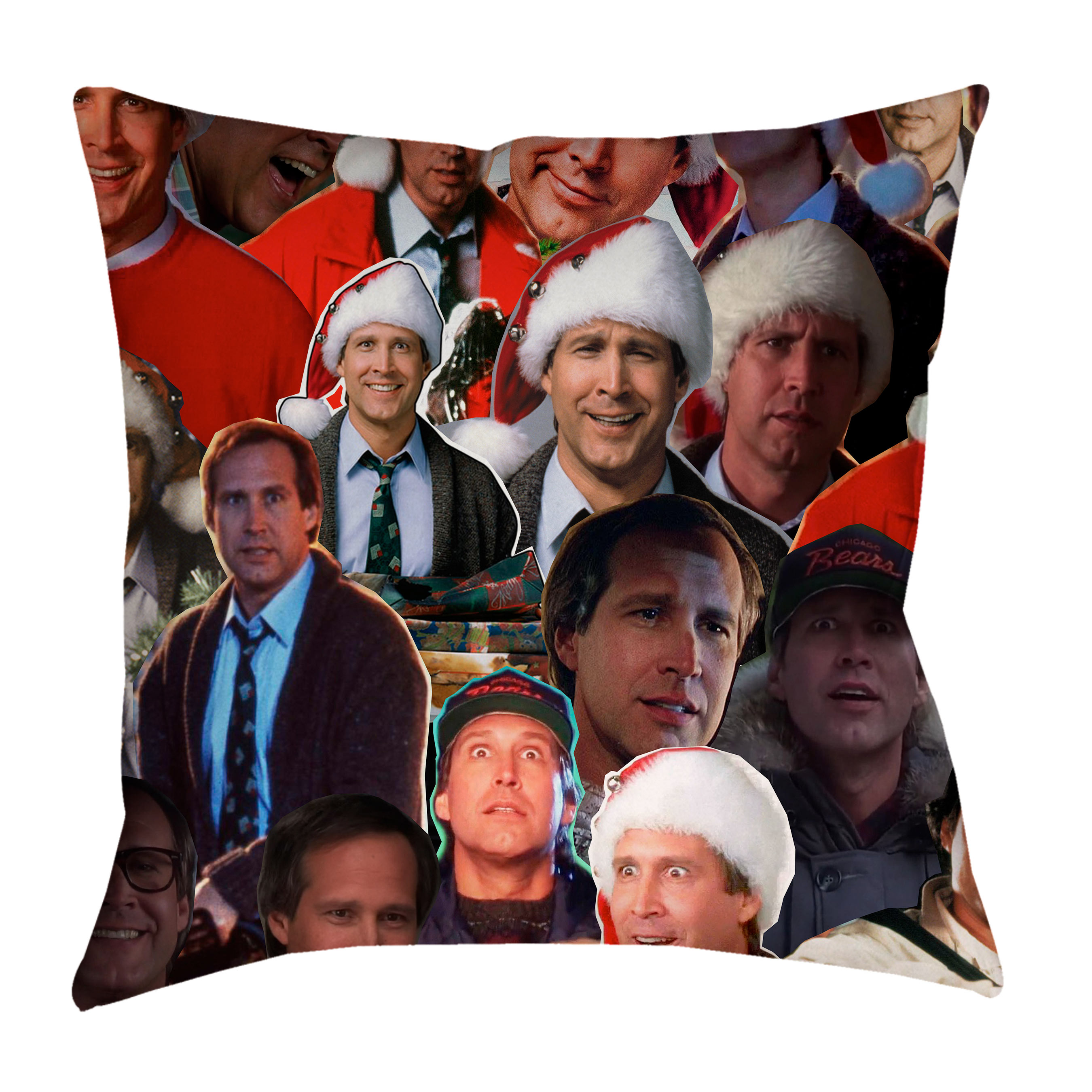 Clark Griswold Photo Collage Pillowcase