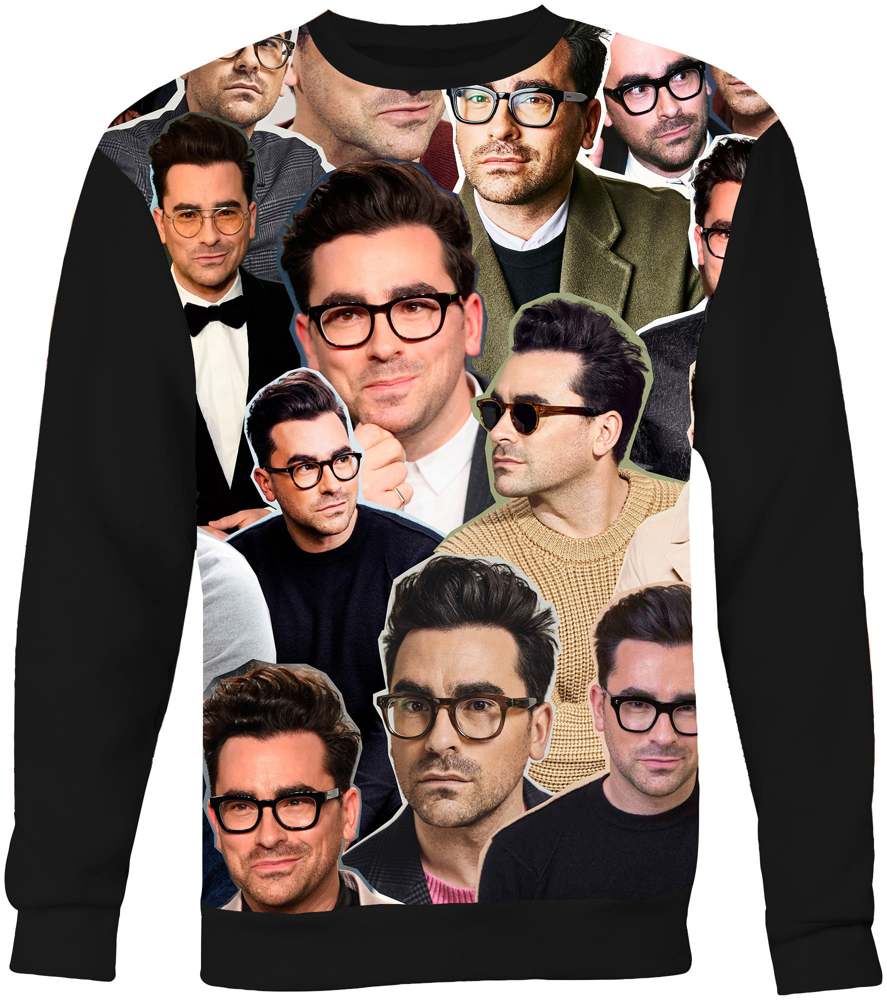 Daniel Levy Collage Sweater Sweatshirt 