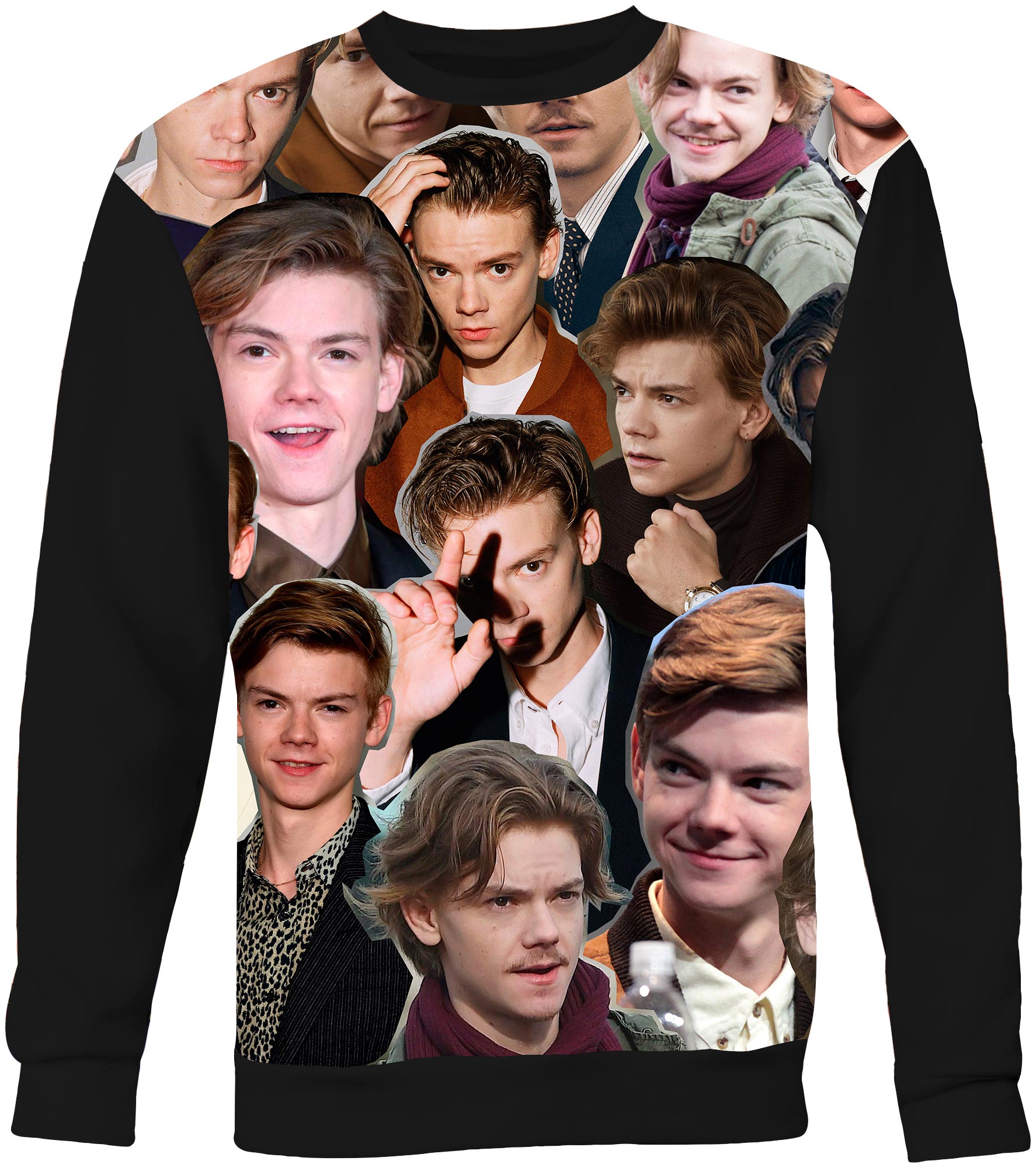 Thomas Brodie Sangster Collage Sweater Sweatshirt Subliworks