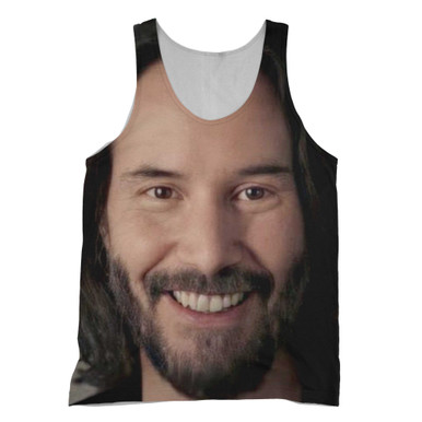 Keanu Reeves Big Face Tank Top - Subliworks