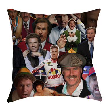 Will Ferrell Photo Collage Pillowcase