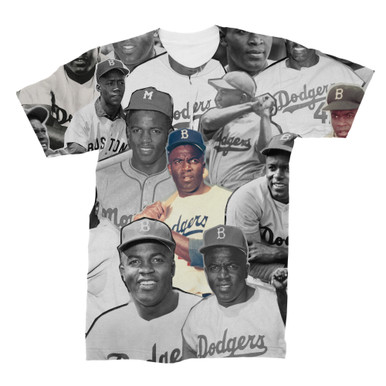 Jackie Robinson T Shirt Big Size Jackie Robinson Baseball Player Famous  Celebrity History Portrait Sport American Black Usa - T-shirts - AliExpress