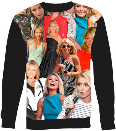 Kelly Ripa Collage Sweater Sweatshirt