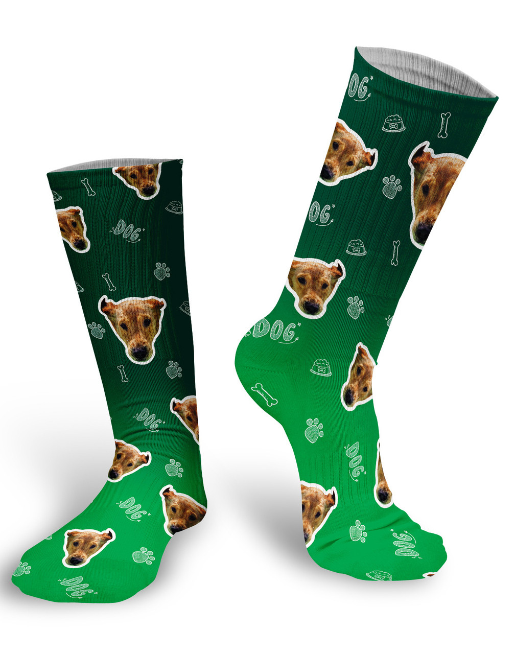 Image of Custom Dog Face Socks