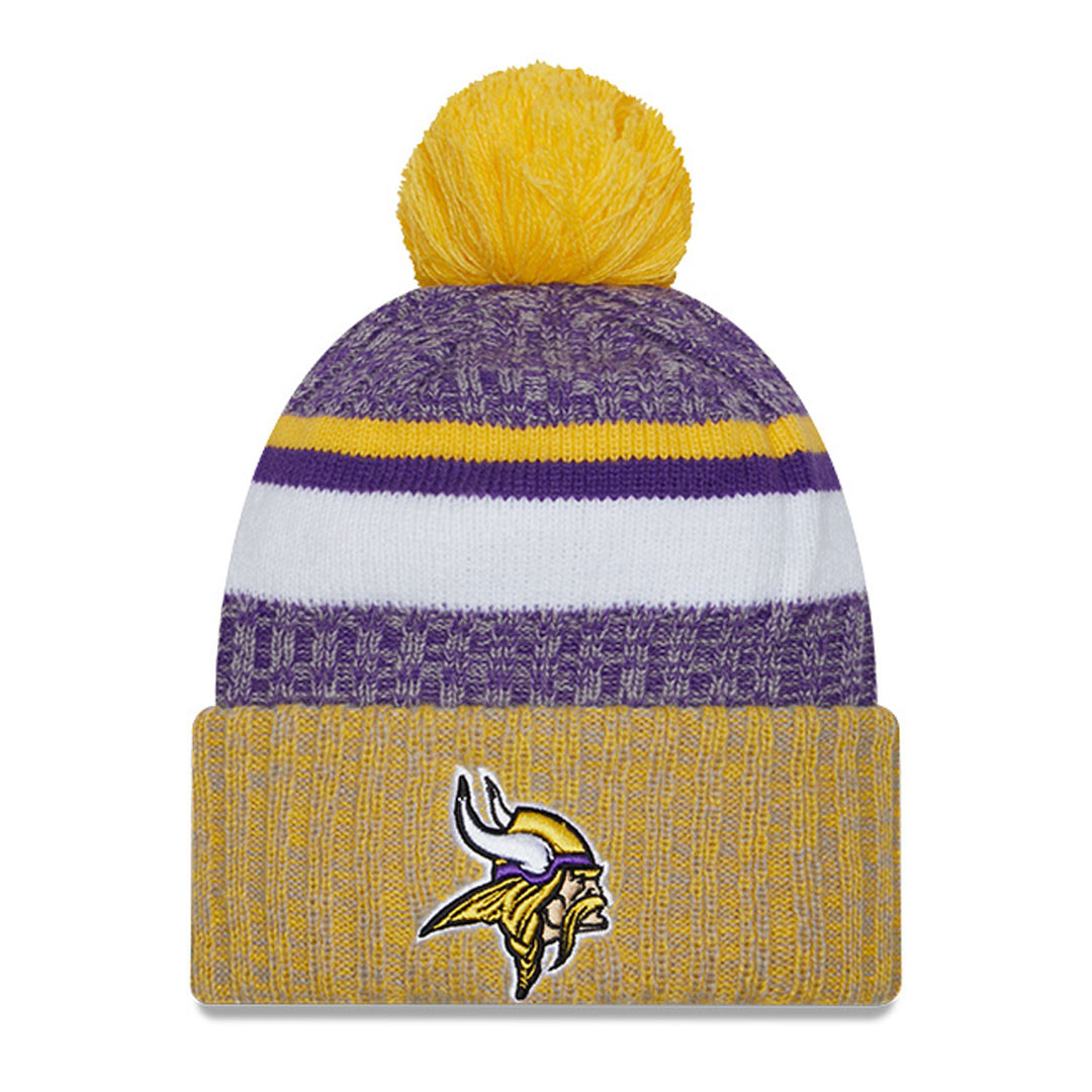 NEW ERA Minnesota Vikings NFL23 side-line sport knit bobble