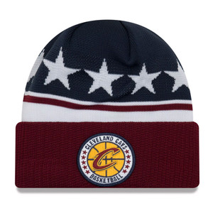NEW ERA cleveland cavaliers NBA tip-off beanie hat [navy/burgandy/white]